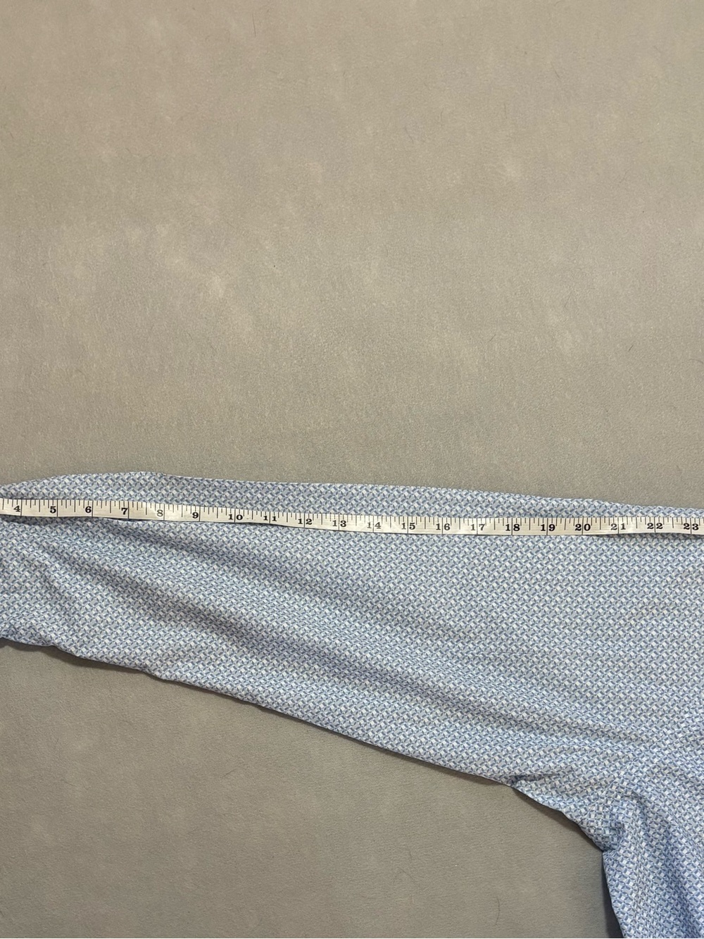 Canali 1934 Men’s XXL Blue Geometric Cotton Luxury Shirt Made Italy tailored - Picture 15 of 16